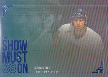 2019-20 OFS Classic - The Show Must 68 On Rainbow Blue #JJTS-05 Jaromír Jágr Front