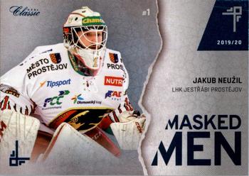 2019-20 OFS Classic Chance liga - Masked Men #MM-JNE Jakub Neuzil Front