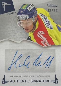 2019-20 OFS Classic Chance liga - Authentic Signature #AS-MHO Miroslav Holec Front