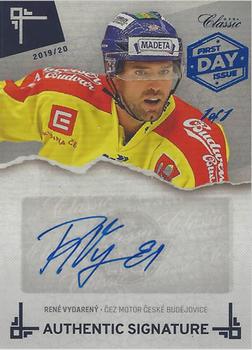 2019-20 OFS Classic Chance liga - Authentic Signature First Day Issue #AS-RVY Rene Vydareny Front