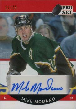 2020-21 Pro Set Memories - 1990-91 Hockey Autographs Red #A90-MM2 Mike Modano Front