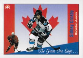 2004 CJHL Canada Sidney Crosby (Unlicensed) #NNO Sidney Crosby Front