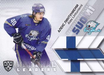 2021 Sereal KHL Collection - National Leaders #NAT-FIN-002 Alex Lintuniemi Front