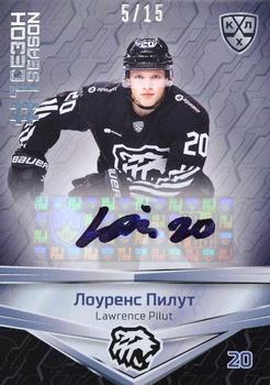 2021 Sereal KHL Collection - Autograph #FST-A83 Lawrence Pilut Front