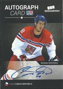 2016-17 Moje karticky Czech Ice Hockey Team - Autograph #S3 Roman Cervenka Front