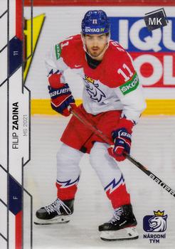 2020-21 Moje karticky Czech Ice Hockey Team #76 Filip Zadina Front