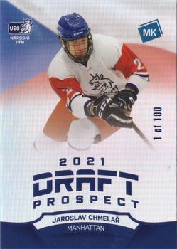 2020-21 Moje karticky Czech Ice Hockey Team - Draft Prospects #DP5 Jaroslav Chmelar Front