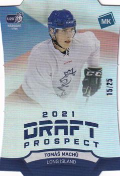 2020-21 Moje karticky Czech Ice Hockey Team - Draft Prospects Die Cut #DP8 Tomas Machu Front