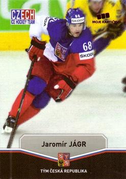 2014-15 Moje karticky Czech Ice Hockey Team - Red Retail #4 Jaromir Jagr Front