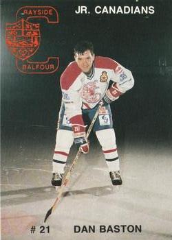 1989-90 Rayside-Balfour Jr. Canadians (NOJHL) #NNO Dan Baston Front