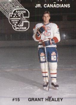1991-92 Rayside-Balfour Jr. Canadians (NOJHL) #NNO Grant Healey Front