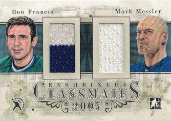 2010-11 In The Game Enshrined - Classmates - Spring Expo - Black #CM-84 Ron Francis / Mark Messier Front