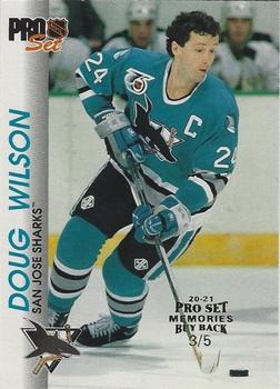 2020-21 Pro Set Memories - 1992-93 Buybacks Gold #165 Doug Wilson Front