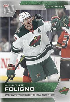 2021-22 Topps Now Stickers #15 Marcus Foligno Front