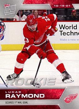 2021-22 Topps Now Stickers #26 Lucas Raymond Front