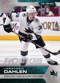 2021-22 Topps Now Stickers #27 Jonathan Dahlen Front