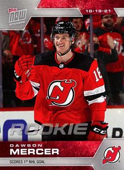 2021-22 Topps Now Stickers #28 Dawson Mercer Front