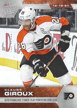 2021-22 Topps Now Stickers #157 Claude Giroux Front