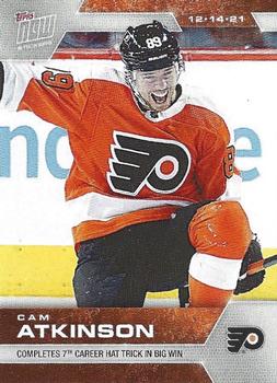 2021-22 Topps Now Stickers #162 Cam Atkinson Front