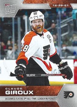 2021-22 Topps Now Stickers #175 Claude Giroux Front