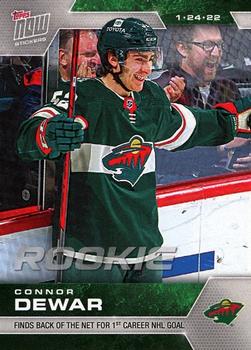 2021-22 Topps Now Stickers #241 Connor Dewar Front