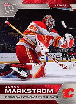2021-22 Topps Now Stickers #250 Jacob Markstrom Front