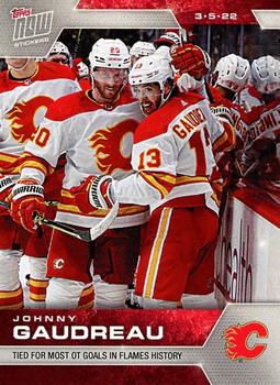 2021-22 Topps Now Stickers #321 Johnny Gaudreau Front