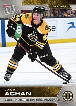 2021-22 Topps Now Stickers #333 Jack Ahcan Front
