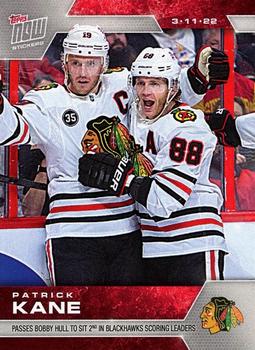 2021-22 Topps Now Stickers #337 Patrick Kane Front