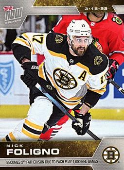 2021-22 Topps Now Stickers #343 Nick Foligno Front