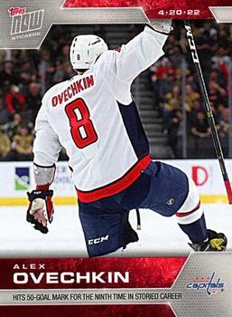 2021-22 Topps Now Stickers #416 Alex Ovechkin Front