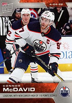 2021-22 Topps Now Stickers #428 Connor McDavid Front