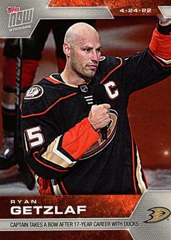 2021-22 Topps Now Stickers #430 Ryan Getzlaf Front