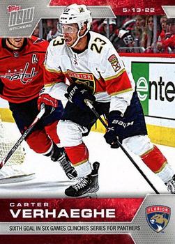 2021-22 Topps Now Stickers #471 Carter Verhaeghe Front
