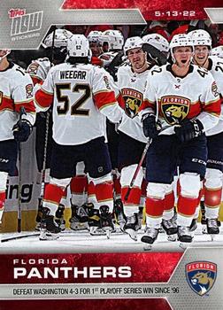 2021-22 Topps Now Stickers #472 Florida Panthers Front