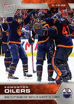 2021-22 Topps Now Stickers #479 Edmonton Oilers Front