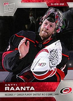 2021-22 Topps Now Stickers #489 Antti Raanta Front