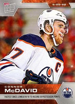 2021-22 Topps Now Stickers #490 Connor McDavid Front