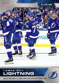 2021-22 Topps Now Stickers #496 Tampa Bay Lightning Front