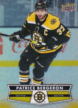 2021-22 Upper Deck Tim Hortons #37 Patrice Bergeron Front