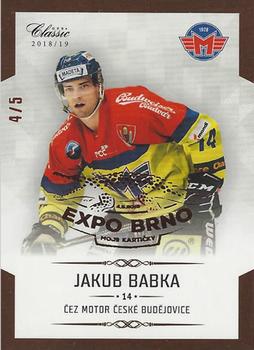 2018-19 OFS Chance Liga - Expo Brno #51 Jakub Babka Front