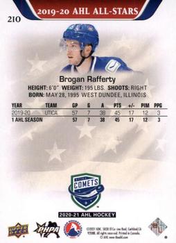 2020-21 Upper Deck AHL - Red #210 Brogan Rafferty Back