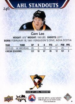 2020-21 Upper Deck AHL - Gold #246 Cam Lee Back