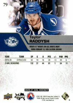 2020-21 Upper Deck AHL - UD Exclusives #79 Taylor Raddysh Back