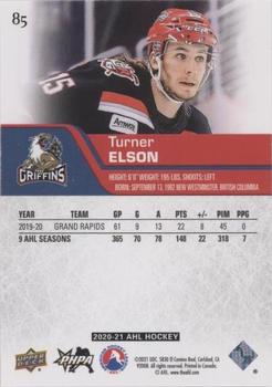 2020-21 Upper Deck AHL - UD Exclusives #85 Turner Elson Back