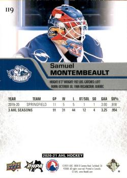 2020-21 Upper Deck AHL - UD Exclusives #119 Samuel Montembeault Back