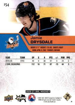 2020-21 Upper Deck AHL - UD Exclusives #154 Jamie Drysdale Back