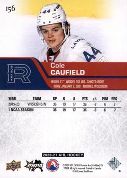 2020-21 Upper Deck AHL - UD Exclusives #156 Cole Caufield Back