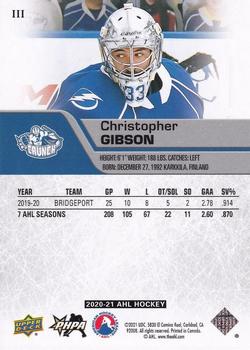 2020-21 Upper Deck AHL - UD High Gloss #111 Christopher Gibson Back
