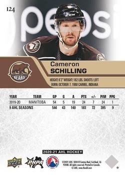 2020-21 Upper Deck AHL - UD High Gloss #124 Cameron Schilling Back